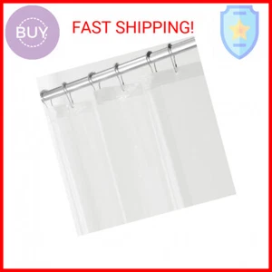 iDesign Waterproof PEVA Plastic Shower Curtain Liner for Use Alone or With Fabri - Picture 1 of 2