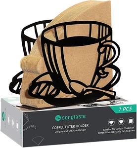 1 PCS Coffee Filter Holder,Coffee Paper Storage Rack Coffee Filter Paper Contain - Picture 1 of 12