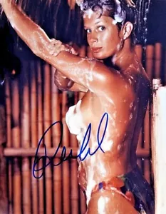 DESNUDO RACHEL HUNTER FIRMADA 8x10 fotografía Certificado de Autenticidad - Imagen 1 de 2