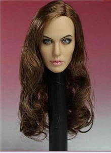 Custom Angelina Jolie 1/6 Head Sculpt for Hottoys Kumik Female Body Maleficent - Picture 1 of 5