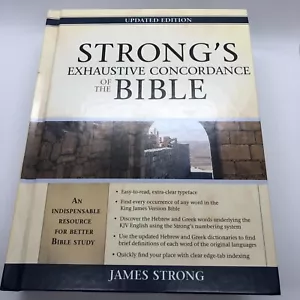 Strong's Exhaustive Concordance Of The Bible Updated 2007 HC By James Strong - Picture 1 of 8