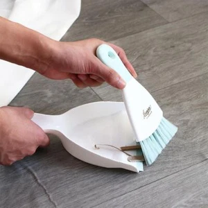 Sweep For Desktop Corner Keyboard Household Cleaner Cleaning Tool Dustpan Broom - Picture 1 of 12
