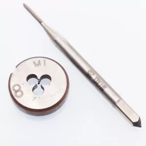 HSS M1 x 0,25 mm Wasserhahn & M1 x 0,25 mm Stanzen metrisches Gewinde rechte Hand - Bild 1 von 4