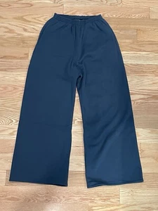 Yeezy Gap Balenciaga Fleece Wide Leg Sweatpants Baggy Oversized Size Small - Picture 1 of 10