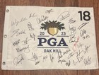 2023 PGA Championship Signed Group Flag 25+ Autographs HOMA