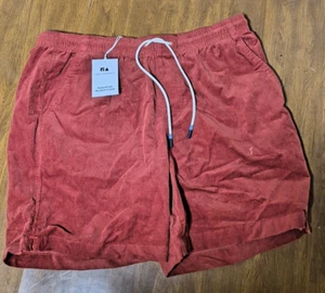 Women's Free Assembly Shorts Large Maroon Color With White Strings - New - Picture 1 of 3