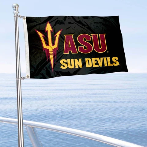 Arizona State Sun Devils Boat Yacht Golf Cart Flag Cover