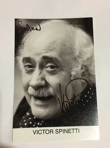 Victor Spinetti (Oh! What A Lovely War) hand signed RARE *FREE POST* - Picture 1 of 2