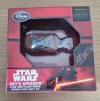 Disney Star Wars Force Awakens Rey's Speeder chiavetta di memoria unità flash USB 4 GB. - Immagine 1 di 4