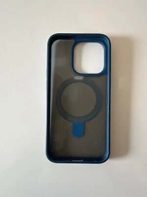 CASEKOO iPhone 14 Pro Case with Magnetic Invisible Stand Shockproof Ring Blue - Image 1 of 3