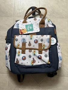 Disney Winnie the Pooh Diaper Bag Insulated Pocket , Adjustable Stroller Loops - Picture 1 of 2