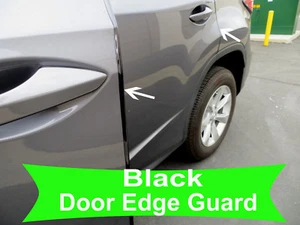 Fit 2004-2019 Ford-Models BLACK Door Edge Protector Guard Moulding 4pcs - Bild 1 von 4