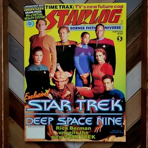 REVISTA STARLOG #187 (Febrero 1993) ¡ALTO GRADO! Star Trek Deep Space 9 + Time Trax - Imagen 1 de 2