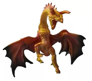 Lava Dragon Fantasy Figure Safari Dragon Figure Fantasy Gioco Giocattolo Usato - Foto 1 di 23