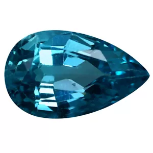 1,20k Wunderbarer Birnenschnitt (9x5mm) Brasilien Paraiba blau Apatit Edelstein - Bild 1 von 1