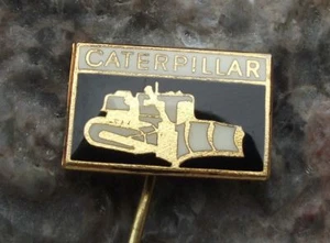Antique Caterpillar Inc Bulldozer Engineering Company Heavy Machines Pin Badge - Picture 1 of 6