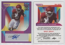 2023 Leaf Vivid Purple Prismatic /2 Eric Gray #BA-EG1 Rookie Auto RC