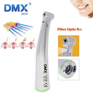 NSK Estilo Dental 8:1 Endo Pieza de Mano LED Fibra Óptica Contraángulo/Limas Azules - Imagen 1 de 30