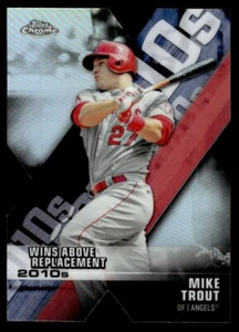 2020 TOPPS CHROME 2010S WINS ABOVE Mike Trout Los Angeles Angels #DOD-1 - Picture 1 of 2
