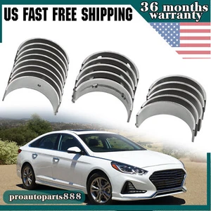 18* Main Rod Bearings For 06-16 Kia Optima Hyundai Sonata 2.4L DOHC 16v - Picture 1 of 7