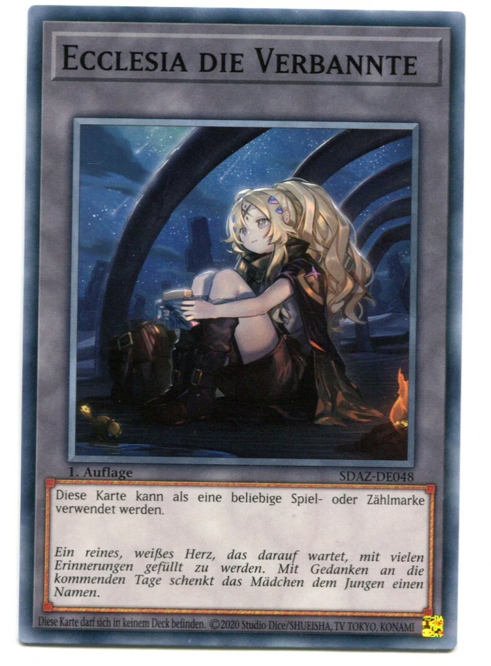 Yu-GI-OH Ecclesia die Verbannte Spielmarke / Token - Bild 1 von 1