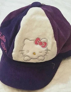 Hello Kitty - Sanrio - Violet & White Visor Hat - Cartorama - New - Picture 1 of 6