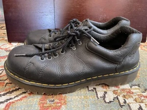 Dr. Martens Vintage 8312 Platform Oxfords Black Leather Size 12 - Picture 1 of 10