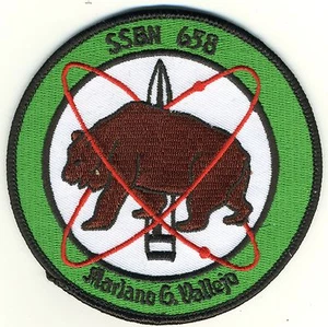 USS Mariano G. Vallejo SSBN 658 - Crest - BC Patch - Cat No. C5343 - Bild 1 von 1
