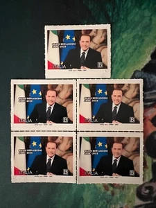SILVIO BERLUSCONI - ITALIA 2024 - 5 FRANCOBOLLI - 1936 - 2023 SPEDIZIONE POSTA 1 - Foto 1 di 2
