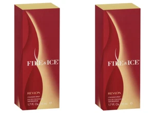 Lot of 2 Pcs - Fire and Ice Perfume by Revlon 1.7 oz Cologne Spray Women's NEW - Picture 1 of 2