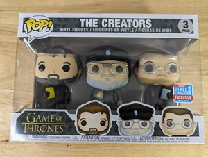 Game of Thrones Funko Pop - The Creators 3 Pack - NYCC Exclusive - Picture 1 of 6