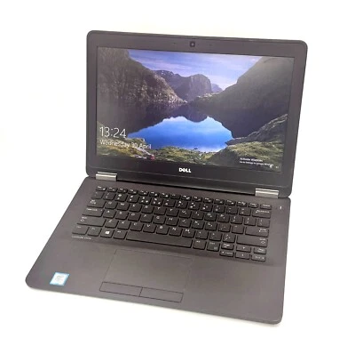 Dell Latitude E7270 Laptop 128GB SSD 8GB Intel Core i5-6300U 2.4GHz Black QWERTY - Image 1 of 4