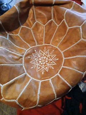  2 fundas de cuero para bolsas de frijoles necesitan relleno  Foto 1 de 2