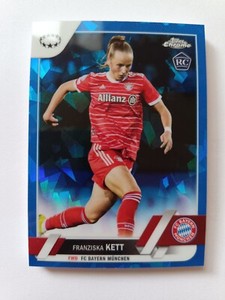 Topps Chrome Womens UCL Sapphire 2022/23 - Franziska Kett RC Bayern Munich