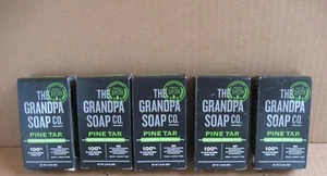 Grandpa's Soap Pine Tar 4.25 Oz (Pack of 5) - Picture 1 of 6