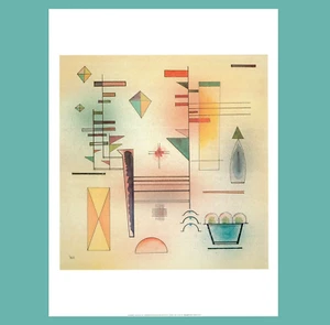1929 Wassily Kandinsky Sonorous Klangvoll poster litografia stampa artistica vintage - Foto 1 di 6