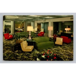 Vintage 1958 Westerner Hotel Postcard Tuscon written posted 1955 MCM interior - Picture 1 of 2