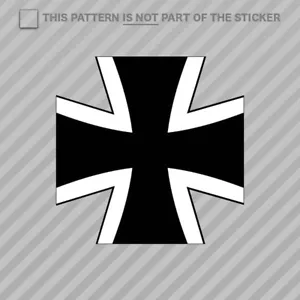 German Air Force Roundel Sticker Self Adhesive Vinyl Luftwaffe Germany DEU DE - Picture 1 of 1