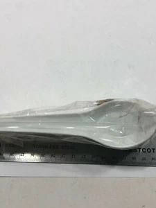 2x6 pcs White Melamine Soup Spoons, Chinese Ramen, 6" L with special design - Picture 1 of 3