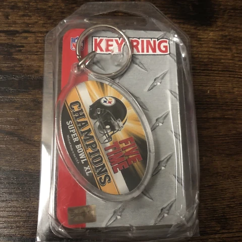 Pittsburgh Steelers 5x Champion Super Bowl Keychain Cover