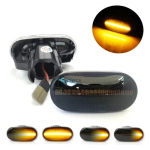 For 2000-2009 HONDA S2000 Smoke LED Dynamic Fender Side Marker Turn Signal Light - Picture 1 of 9