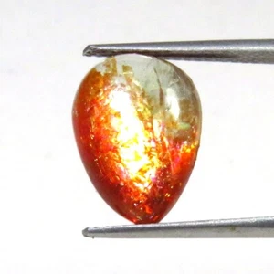 Natürliche funkelnde Konfetti Edelsteine 05 kt afrikanische Birne Sonnenstein Cabs 13,5 x 10 mm SU-481 - Bild 1 von 8