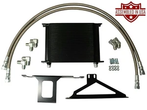 Oil Cooler & Braided Stainless Line Kit for 6.5l 1992-2000 - Picture 1 of 7