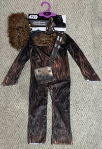 DISNEY STAR WARS CHEWBACCA Child Halloween Costume Small 4-6 Set (NEW) - Picture 1 of 7