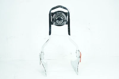 04 Harley Softail Heritage OEM Rear Back Sissy Bar Rail Sissybar Willie G Skull - Image 1 of 4