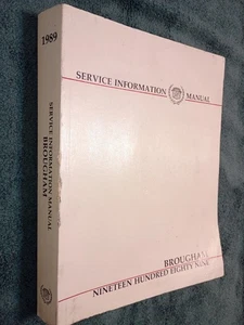 1989 CADILLAC BROUGHAM SHOP MANUAL ORIGINAL G.M. BOOK! - Picture 1 of 4