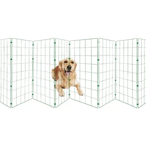Dog Fence Foldable Barrier Expanding Garden Fencing Kit - Various Lengths - Picture 1 of 16