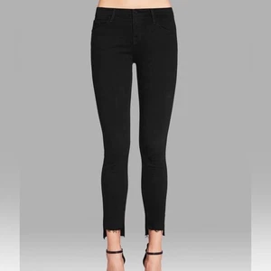 Pantalones de mezclilla con montura Le Skinny De Jeanne dobladillo sin terminar - Imagen 1 de 8