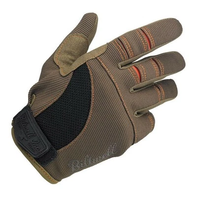Biltwell Moto Gloves, Motorrad Handschuhe, Braun / Orange Größe XL - Bild 1 von 3