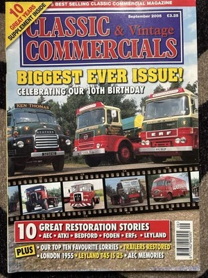 Classic & Vintage Commercials September 2005 - Atkinson Borderer, Leyland T45 - Image 1 of 2
